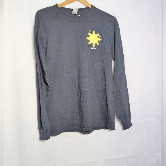 Gildan Black Seattle United Filipino Club Sz M Sun Always Together T Shirt - Picture 2 of 4